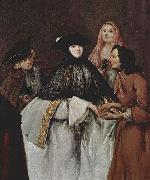 Pietro Longhi Die Wahrsagerin France oil painting artist